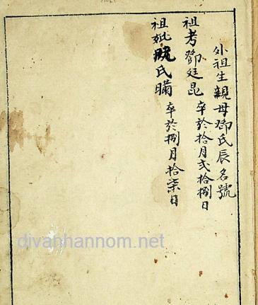 Gia phả họ Nguyễn (Gia Lâm - Hà Nội)
